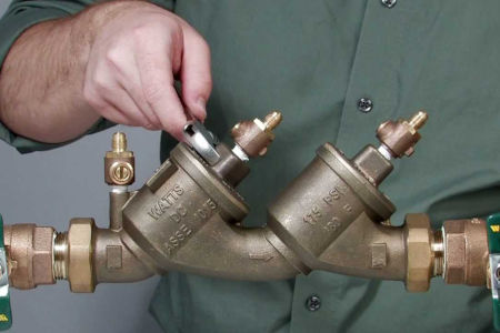 Sun City backflow preventer